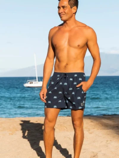 Son of a Beach Zwemshort - CRAB DARKBLUE
