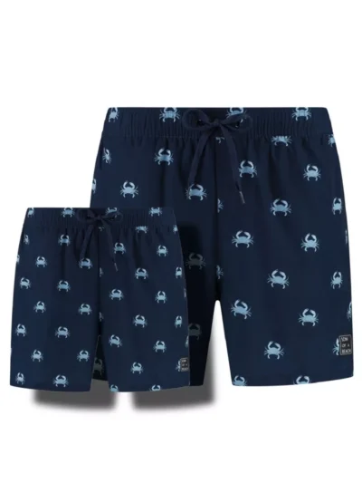 Son of a Beach Zwemshort - CRAB DARKBLUE