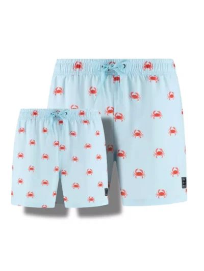 Son of a Beach Zwemshort - CRAB LIGHTBLUE
