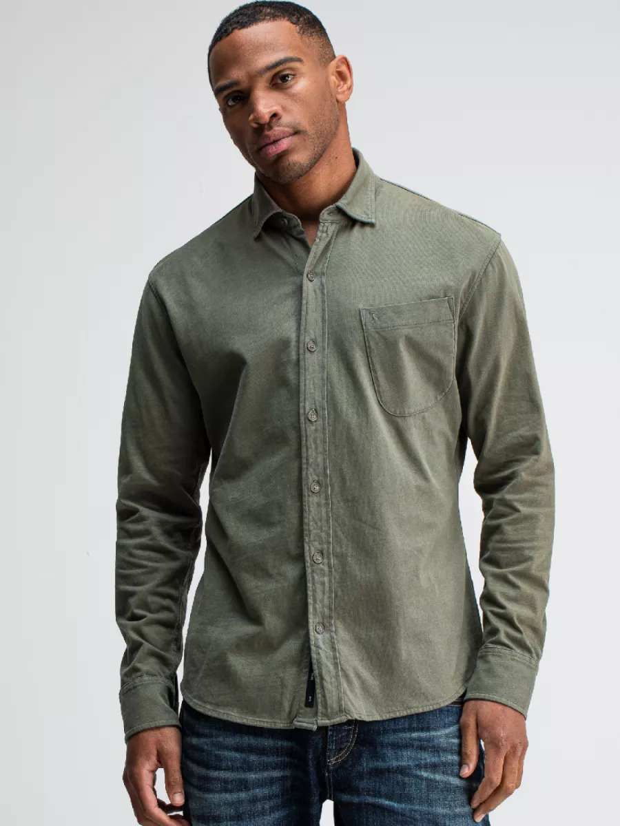 Butcher of Blue Overshirt - M2524035 - Groen 3 Butcher of Blue Overshirt - M2524035