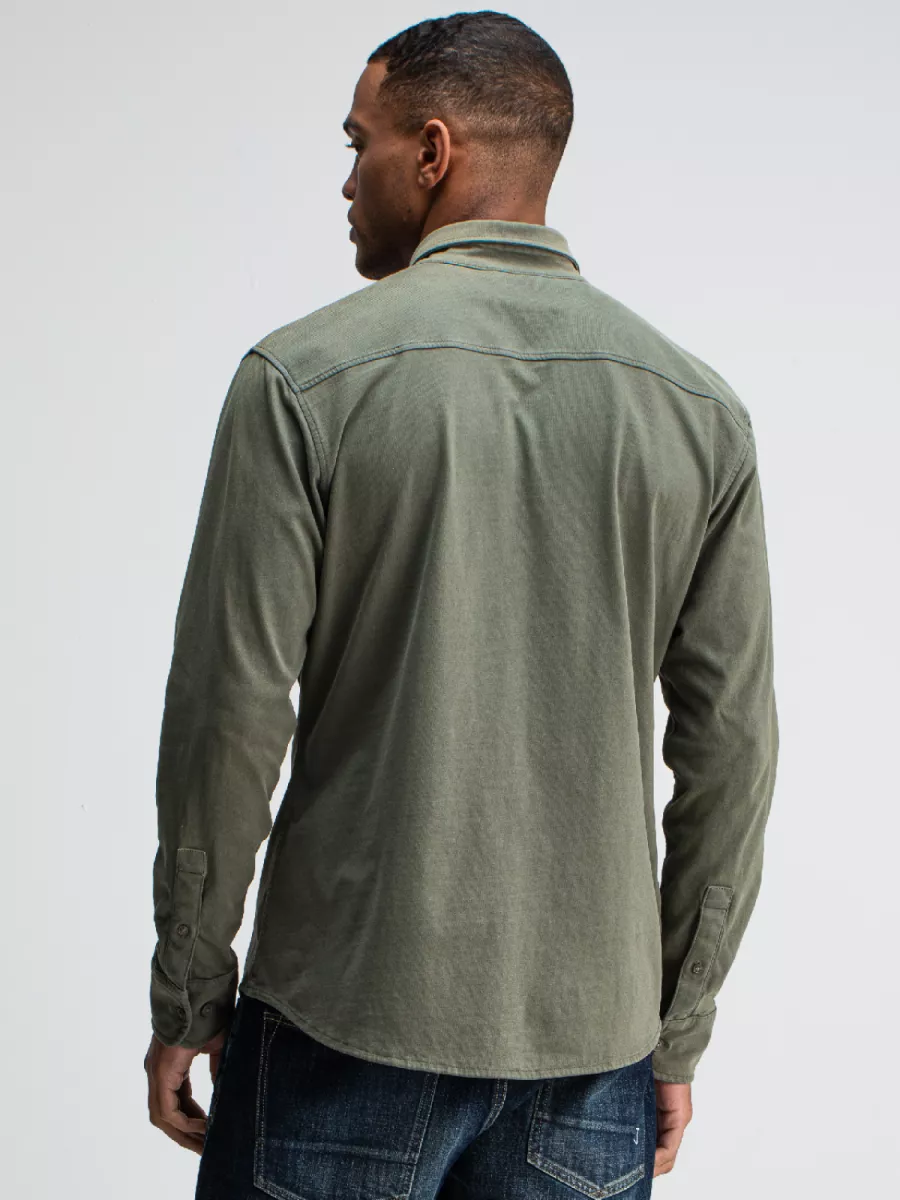 Butcher of Blue Overshirt - M2524035 - Groen 4 Butcher of Blue Overshirt - M2524035
