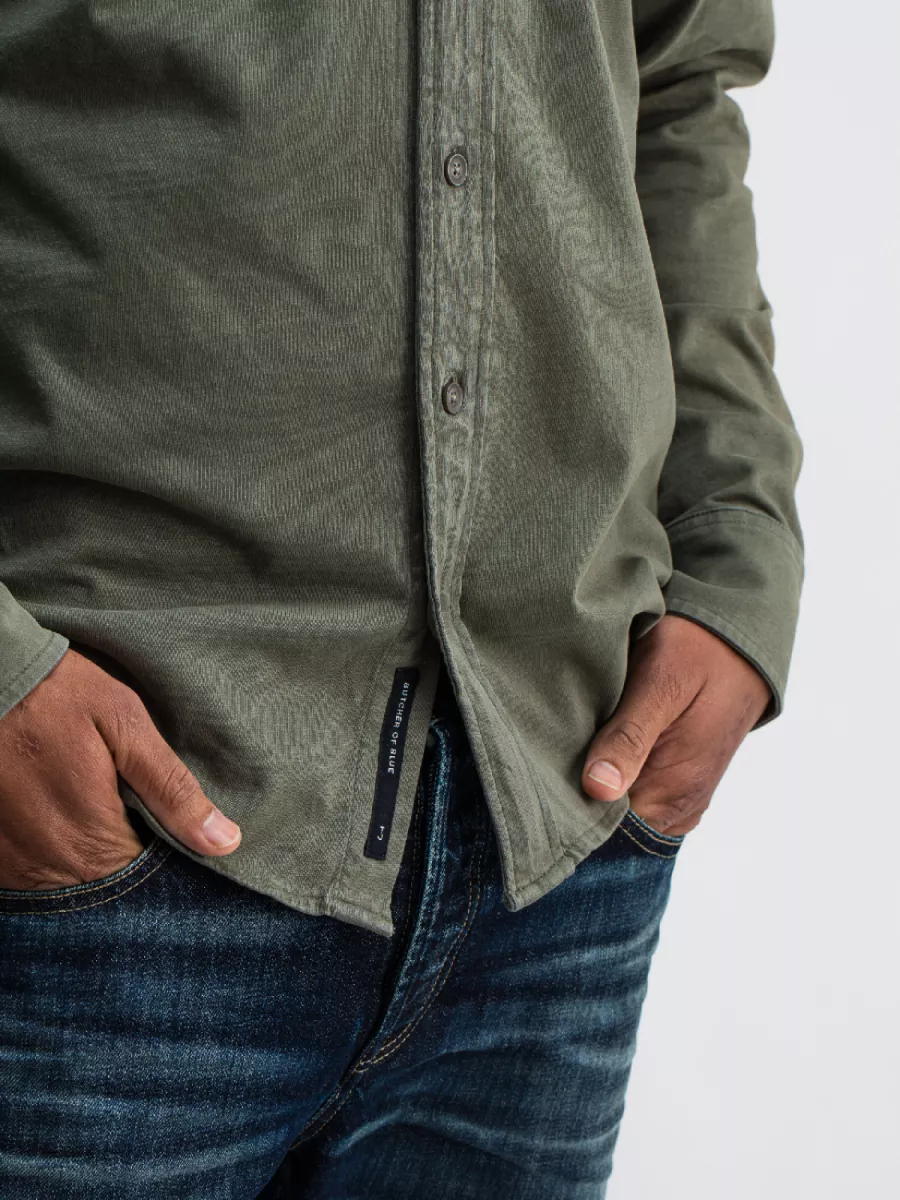 Butcher of Blue Overshirt - M2524035 - Groen 8 Butcher of Blue Overshirt - M2524035