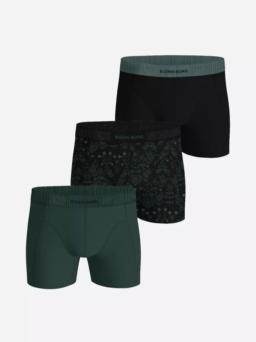 Björn Borg Boxershorts - 10005396 - Groen 1 Björn Borg Björn Borg Boxershorts - 10005396 - Groen