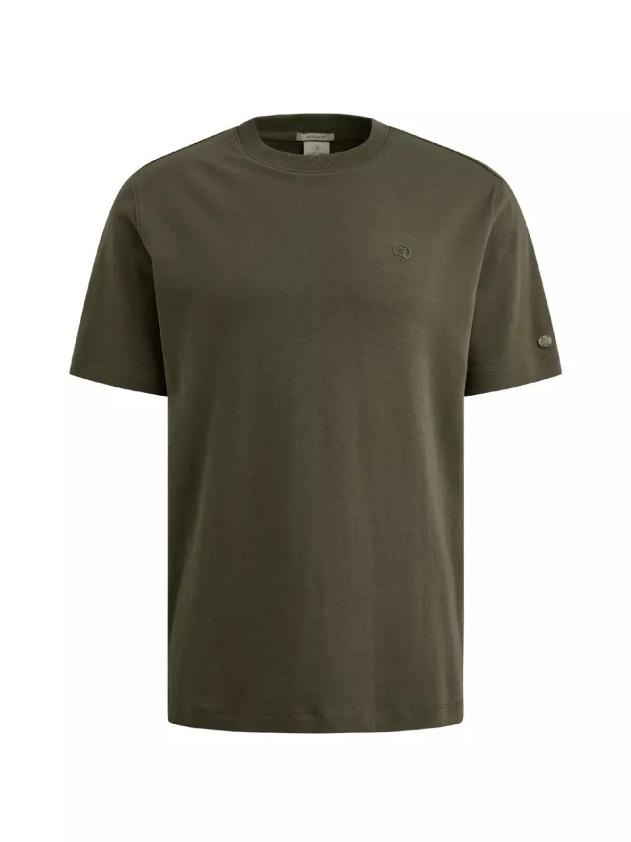 Cast Iron T-shirt - CTSS2510570 - Groen 1 Cast Iron Cast Iron T-shirt - CTSS2510570 - Groen