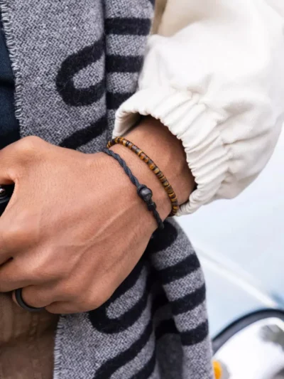 Pig & Hen Armband - Brontide 4mm