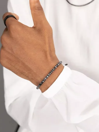 Pig & Hen Armband - Brontide 4mm