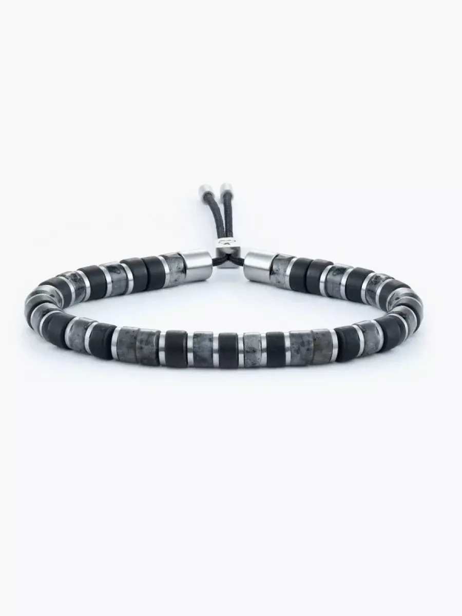 Pig & Hen Armband - Brontide 6mm - Zilver 1 Pig & Hen Armband - Brontide 6mm