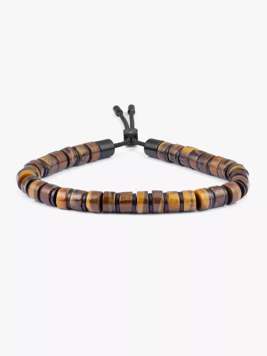 Pig & Hen Armband - Brontide 6mm - Zwart 1 Pig & Hen Armband - Brontide 6mm