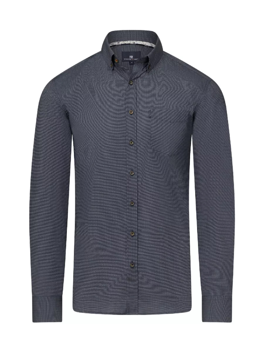 State of Art Overhemd - 21425906 - Grijs 1 State of Art State of Art Overhemd - 21425906 - Grijs
