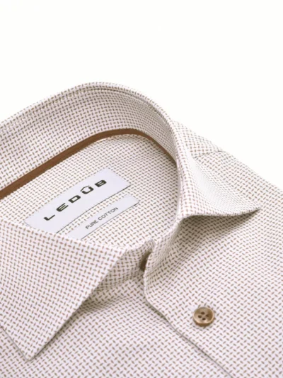 Ledub Ledub Overhemd - 0143057-640-670-000 - Bruin