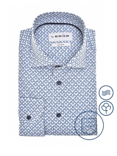 Ledub Ledub Overhemd - 0143074-170-196-000 - Blauw