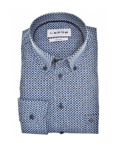 Ledub Ledub Overhemd - 0143108-160-190-000 - Blauw