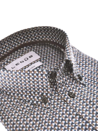 Ledub Ledub Overhemd - 0143108-196-680-000 - Blauw