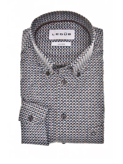 Ledub Ledub Overhemd - 0143108-196-680-000 - Blauw