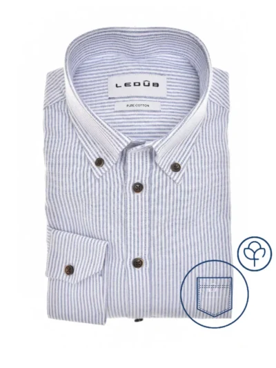 Ledub Ledub Overhemd - 0143133-180-000-000 - Blauw