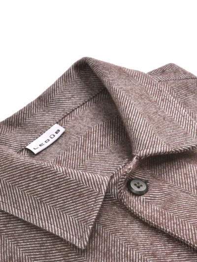 Ledub Ledub Overshirt - 0143205-680-000-000 - Bruin