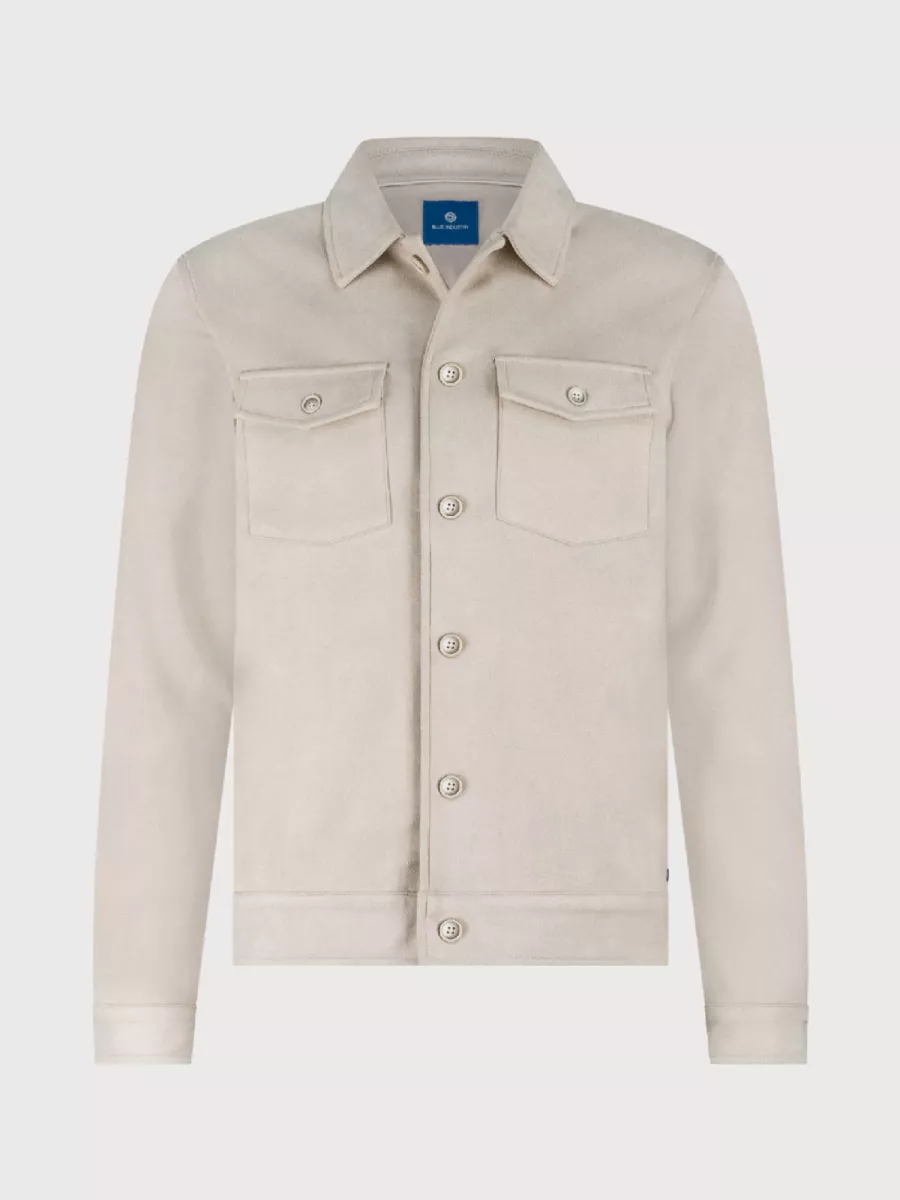 Blue Industry Overshirt - MILANOW25-M42 - Beige 1 Blue Industry Blue Industry Overshirt - MILANOW25-M42 - Beige