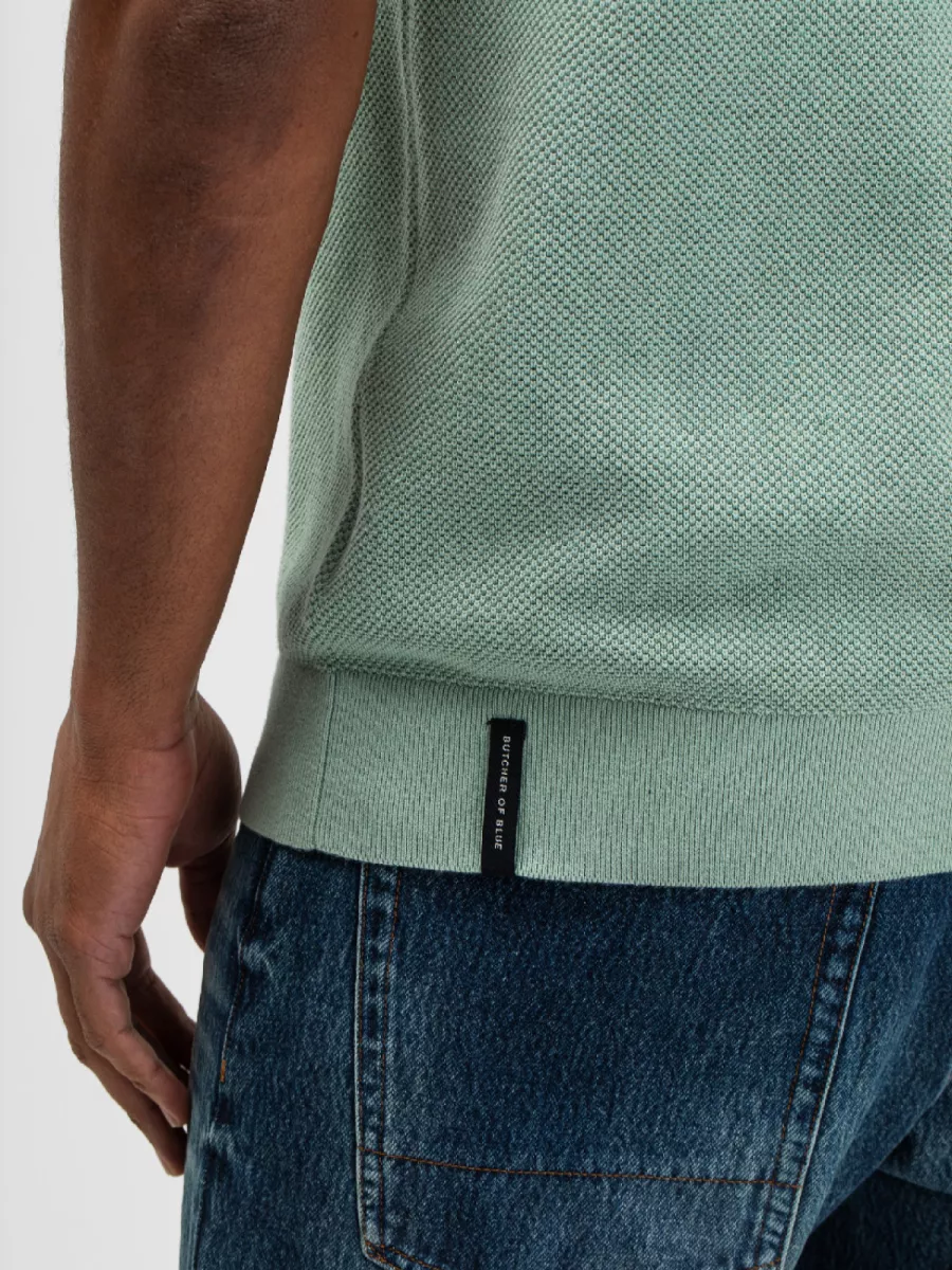 Butcher of Blue Polo - M2616001 - Groen 7 Butcher of Blue Butcher of Blue Polo - M2616001 - Groen