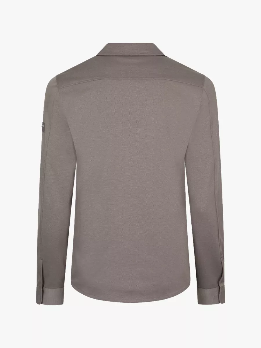Cavallaro Overshirt - 123261014 - Taupe 2 Cavallaro Cavallaro Overshirt - 123261014 - Taupe