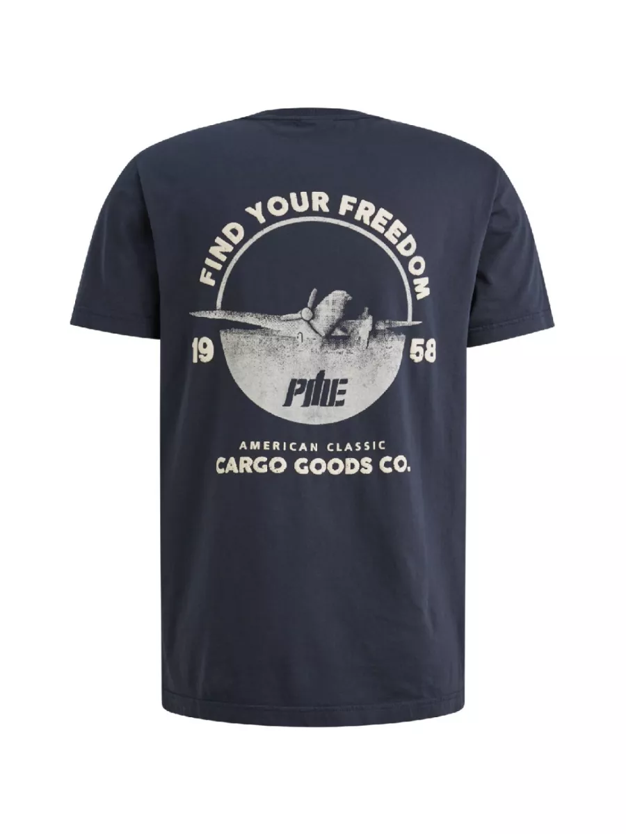 PME Legend T-shirt - PTSS2602580 - Blauw 1 PME Legend PME Legend T-shirt - PTSS2602580 - Blauw