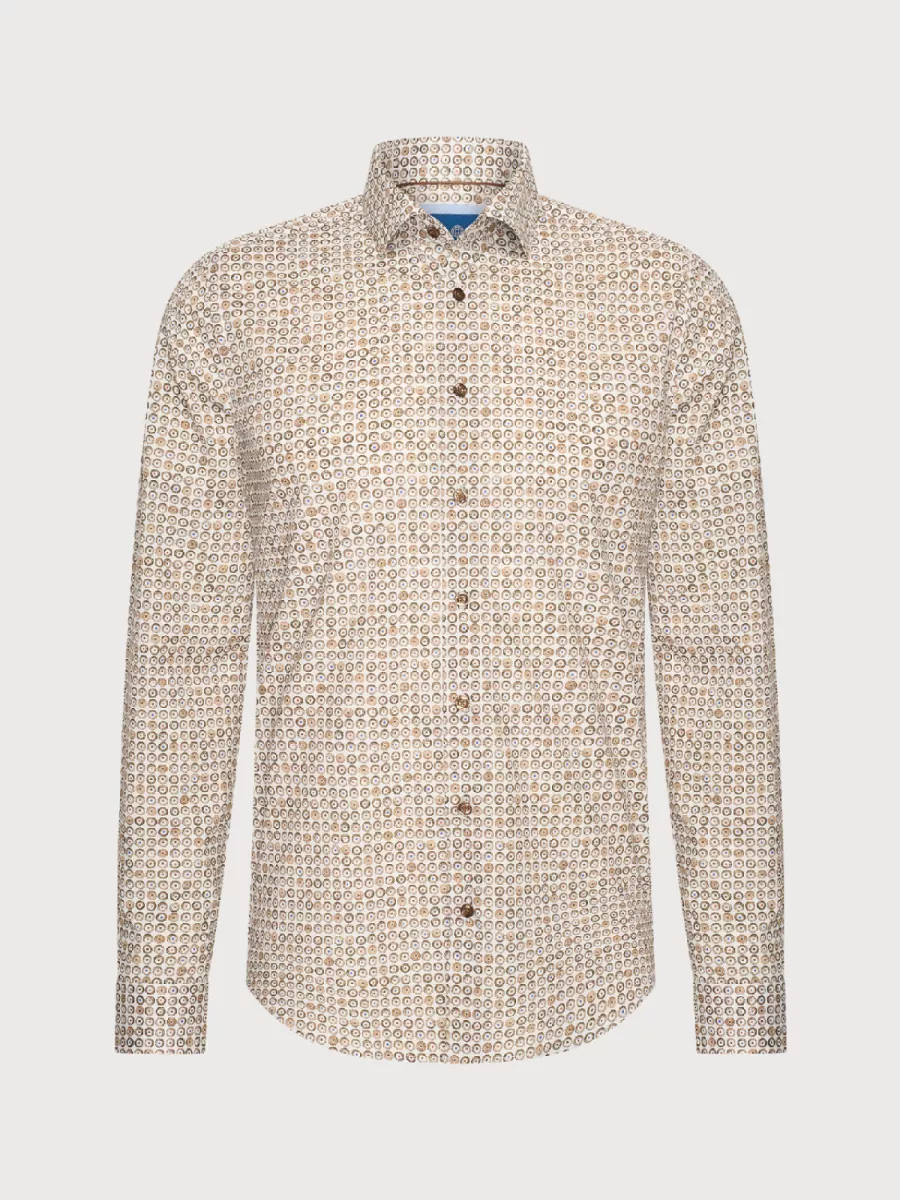 Blue Industry Overhemd - 6109.61 - Bruin 1 Blue Industry Blue Industry Overhemd - 6109.61 - Bruin