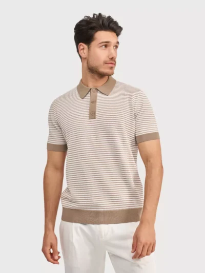 Blue Industry Blue Industry Polo - KBIS26-M20 - Taupe