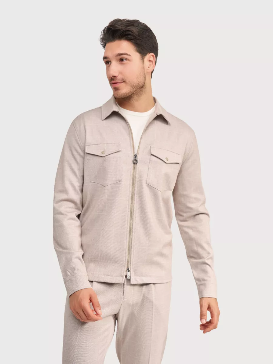 Blue Industry Overshirt - PISAS26-M22 - Beige 2 Blue Industry Blue Industry Overshirt - PISAS26-M22 - Beige