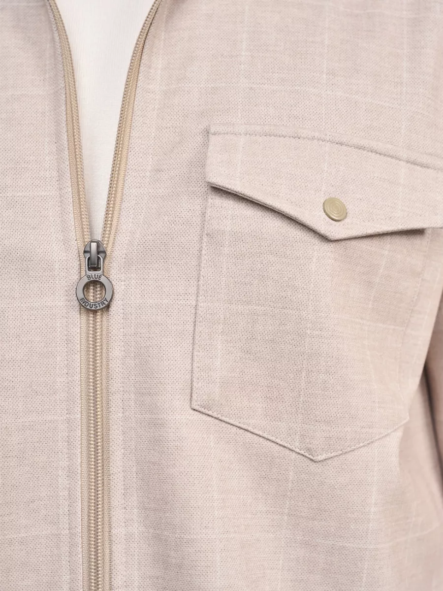 Blue Industry Overshirt - PISAS26-M22 - Beige 4 Blue Industry Blue Industry Overshirt - PISAS26-M22 - Beige
