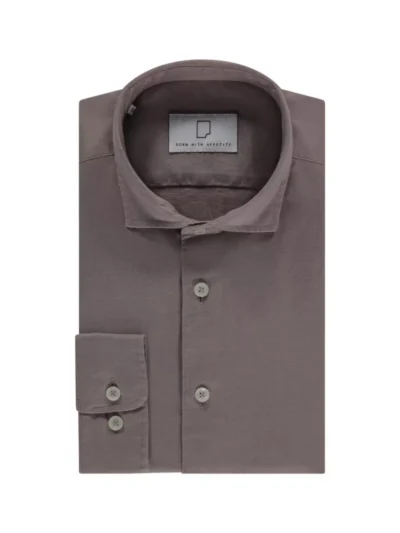 Born with Appetite Born with Appetite Overhemd - 26107AV01 - Bruin