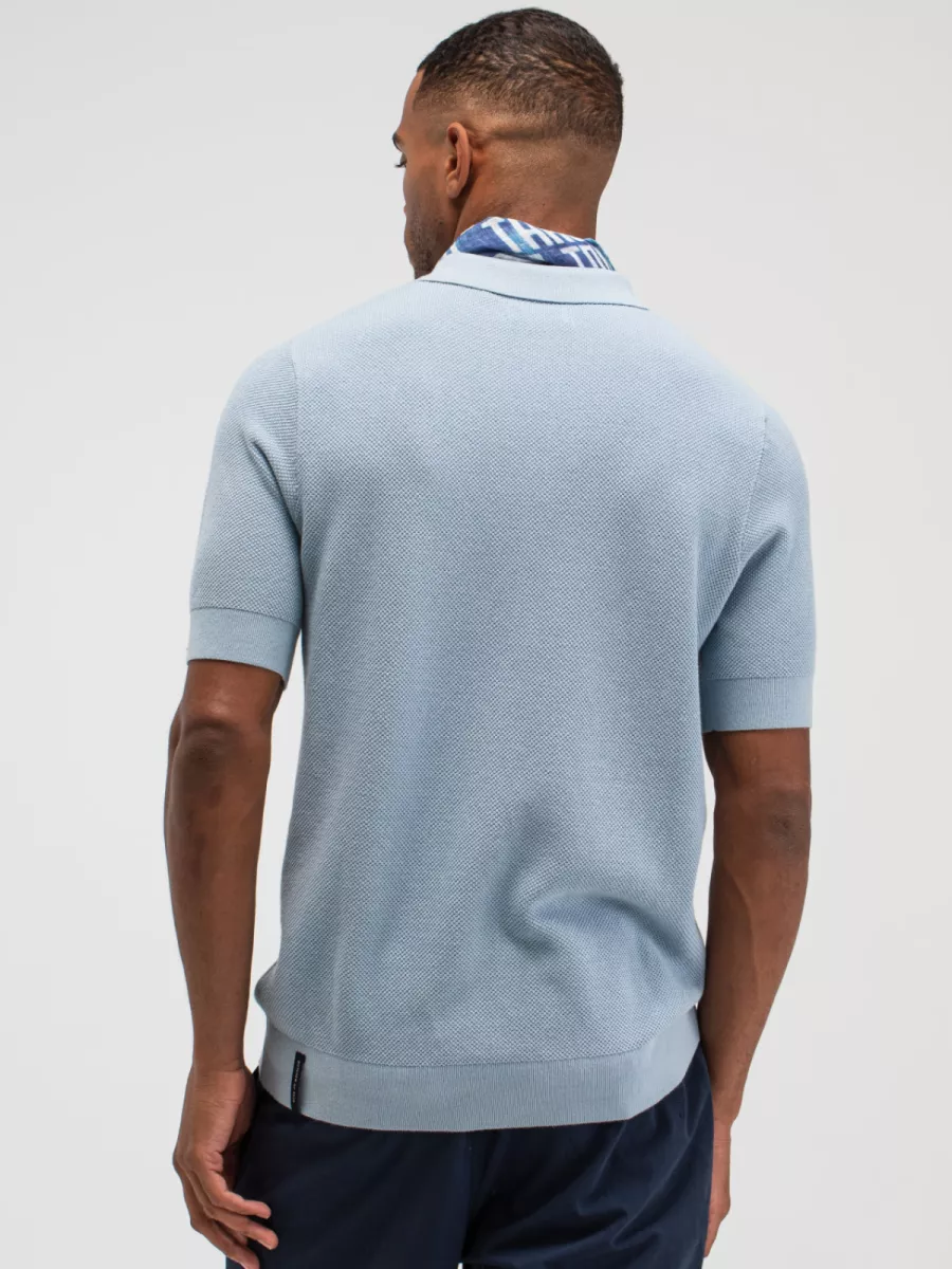 Butcher of Blue Polo - M2616001 - Blauw 4 Butcher of Blue Butcher of Blue Polo - M2616001 - Blauw