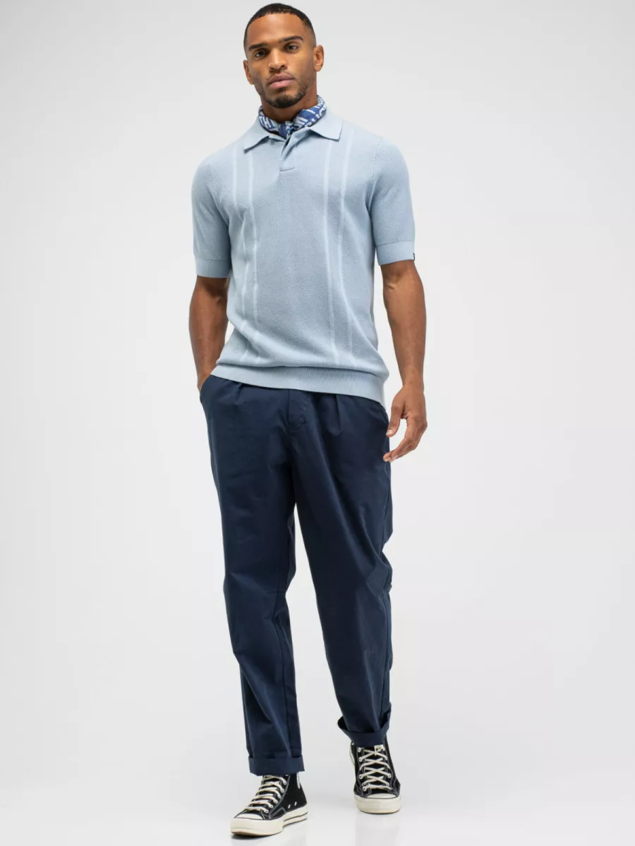Butcher of Blue Polo - M2616001 - Blauw 5 Butcher of Blue Butcher of Blue Polo - M2616001 - Blauw