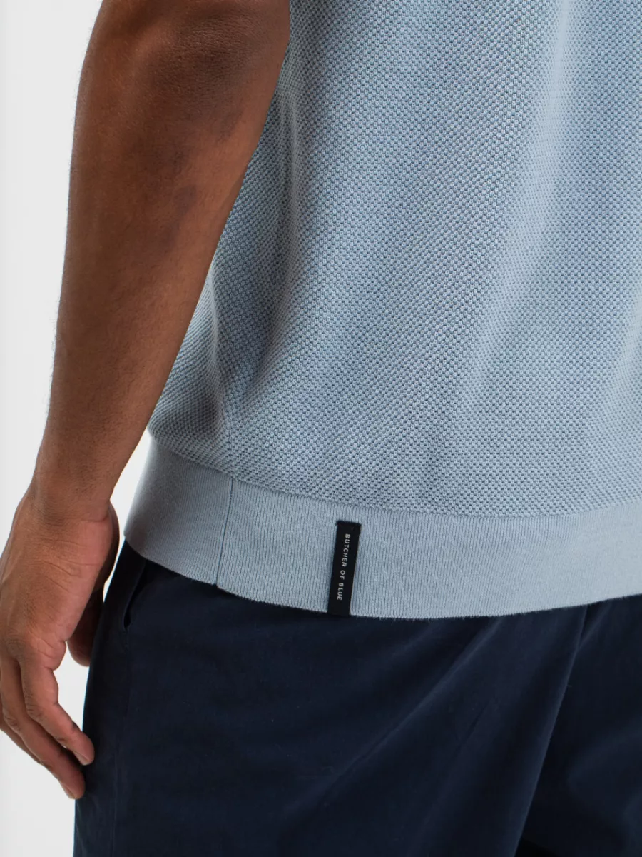 Butcher of Blue Polo - M2616001 - Blauw 8 Butcher of Blue Butcher of Blue Polo - M2616001 - Blauw