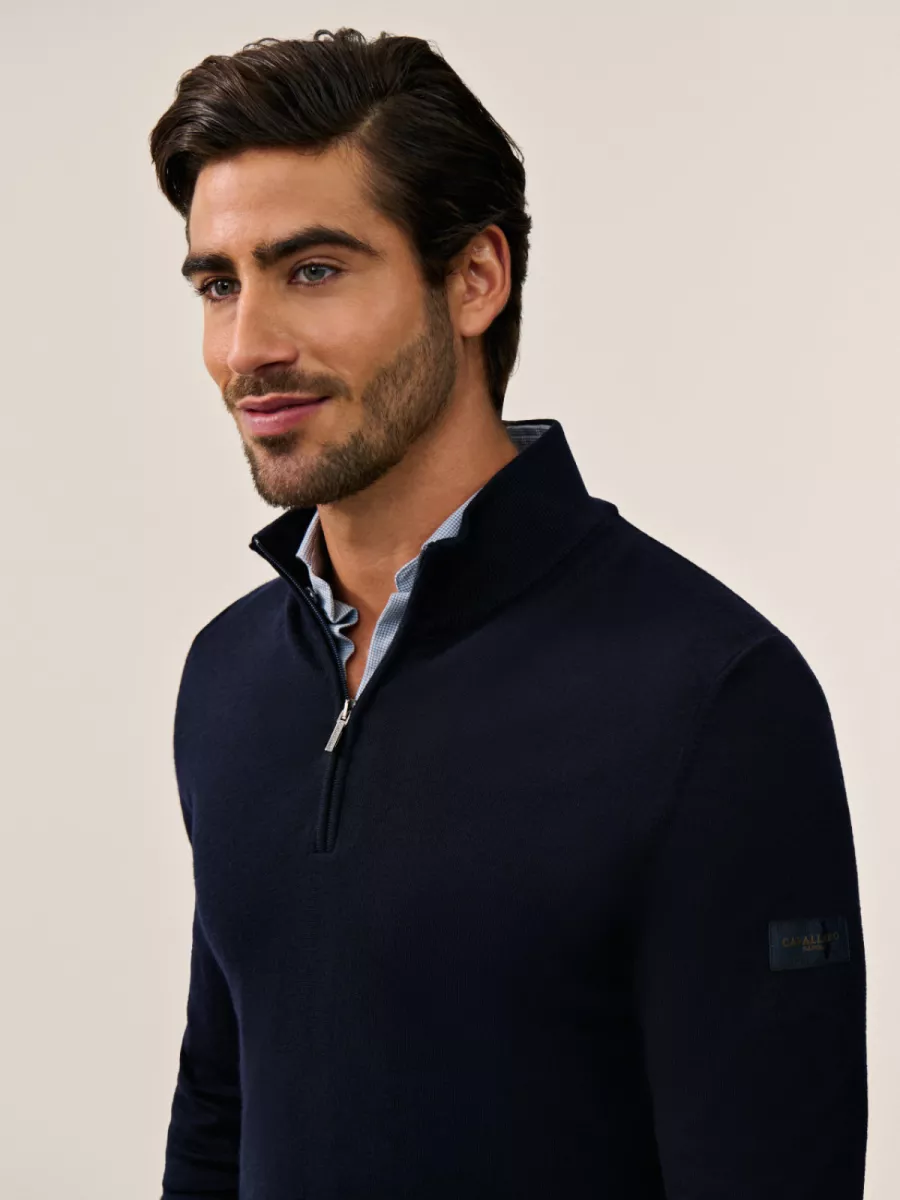 Cavallaro Trui - 118255000 - Blauw 3 Cavallaro Cavallaro Trui - 118255000 - Blauw