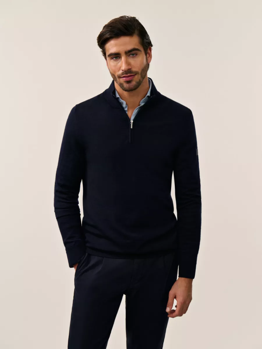 Cavallaro Trui - 118255000 - Blauw 4 Cavallaro Cavallaro Trui - 118255000 - Blauw