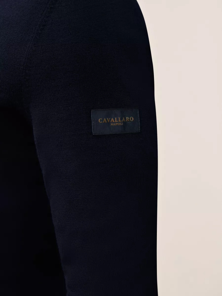 Cavallaro Trui - 118255000 - Blauw 6 Cavallaro Cavallaro Trui - 118255000 - Blauw