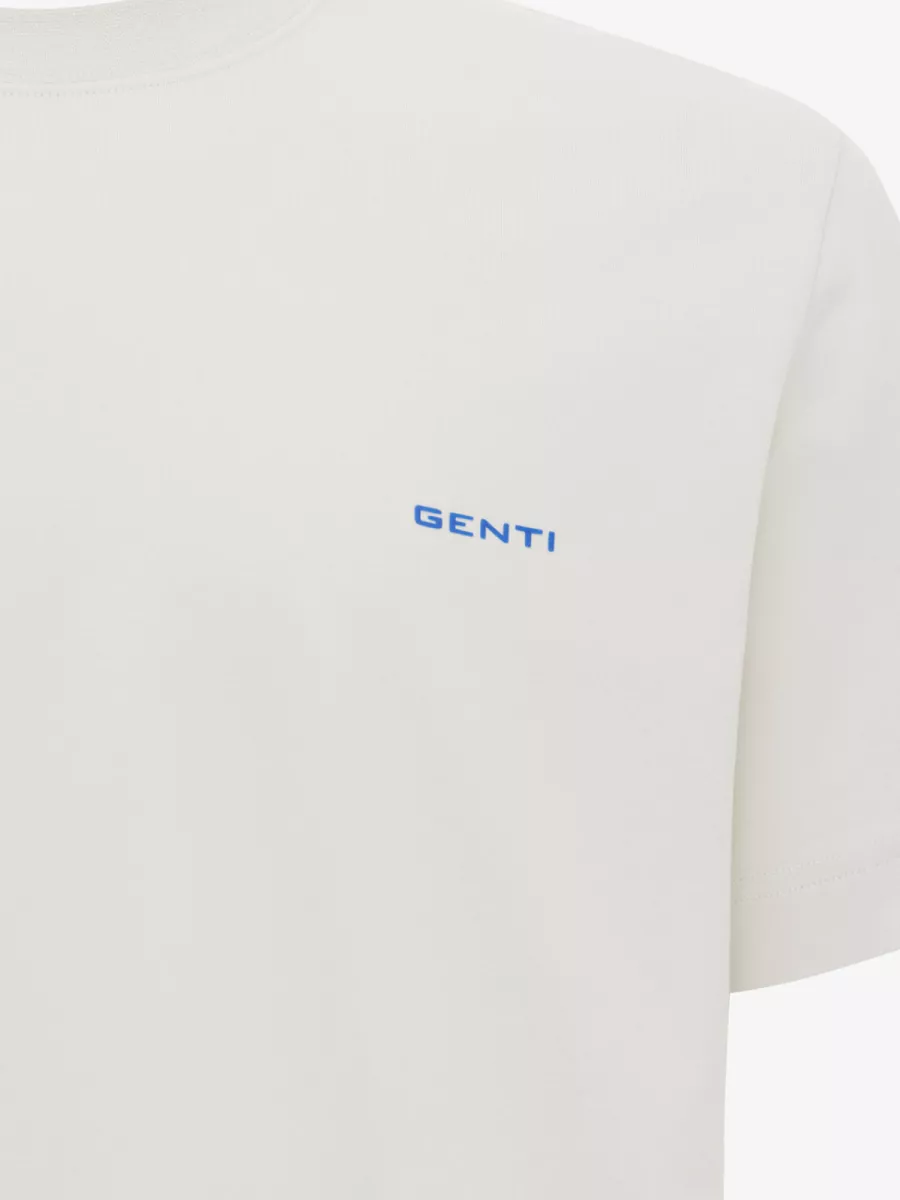 Genti T-shirt - J4072-1223 - Beige 3 Genti Genti T-shirt - J4072-1223 - Beige