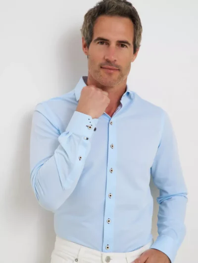 R2 R2 Overhemd - 132.WSP.001 - Blauw