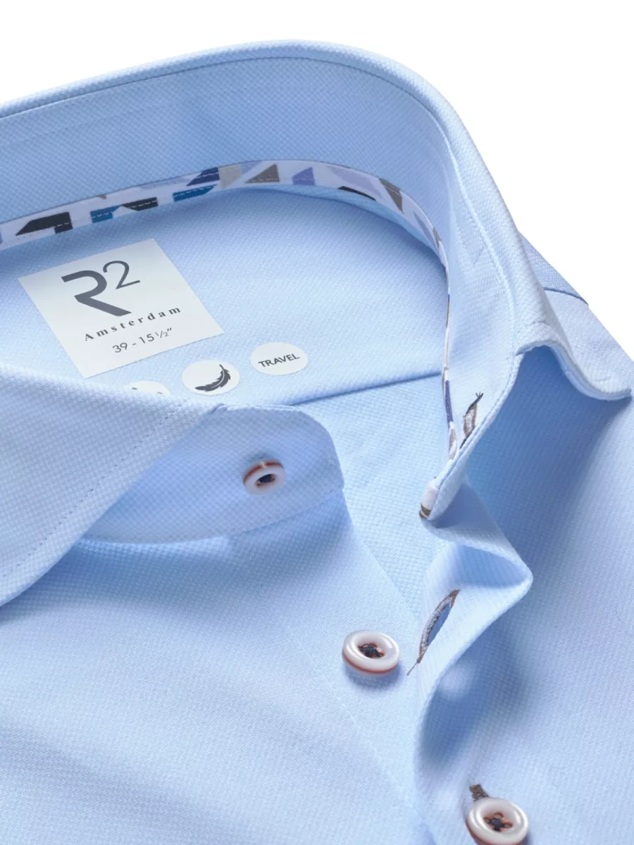 R2 Overhemd - 132.WSP.001 - Blauw 3 R2 R2 Overhemd - 132.WSP.001 - Blauw