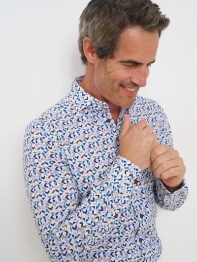 R2 R2 Overhemd - 132.WSP.002 - Blauw