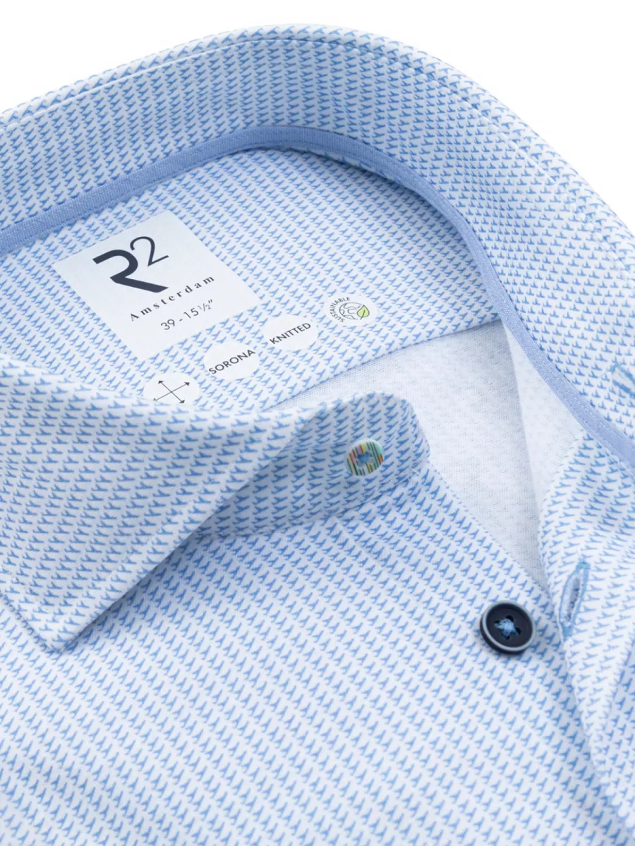 R2 Overhemd - 132.WSP.035 - Blauw 2 R2 R2 Overhemd - 132.WSP.035 - Blauw