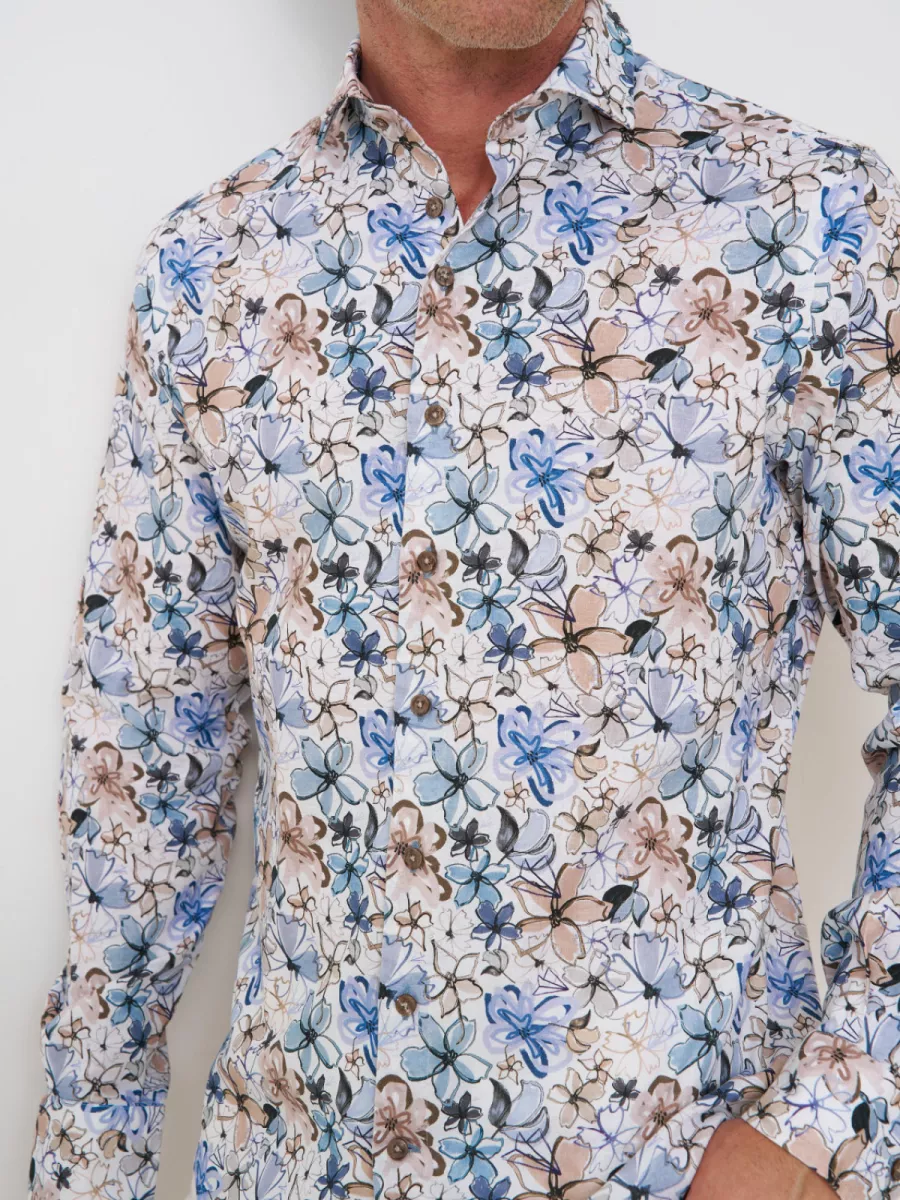 R2 Overhemd - 132.WSP.XLS.011 - Beige 4 R2 R2 Overhemd - 132.WSP.XLS.011 - Beige