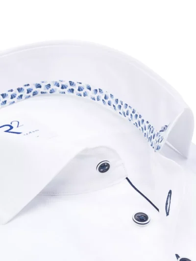 R2 R2 Overhemd - NOS.TWILL.001/004 - Wit