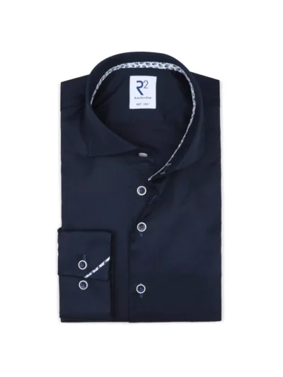 R2 R2 Overhemd - NOS.TWILL.003/010 - Blauw