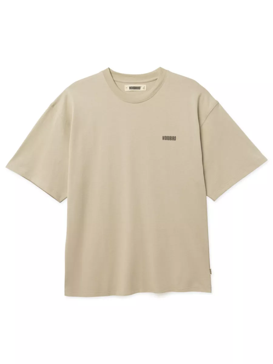 Woodbird T-shirt - 2616-405 - Beige 2 Woodbird Woodbird T-shirt - 2616-405 - Beige