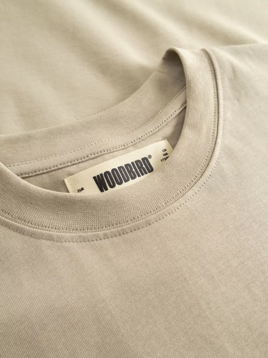Woodbird T-shirt - 2616-405 - Beige 4 Woodbird Woodbird T-shirt - 2616-405 - Beige