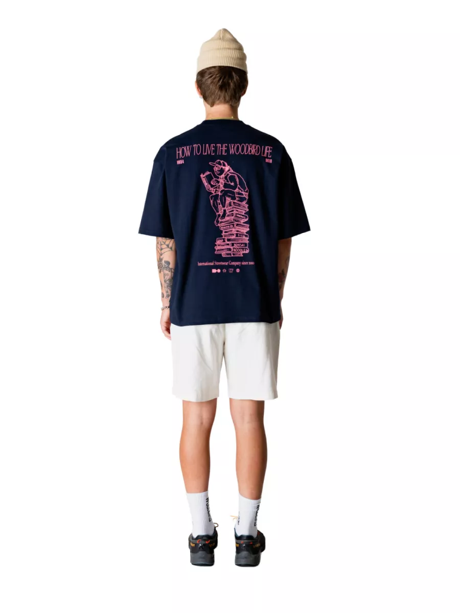 Woodbird T-shirt - 2616-405 - Blauw 7 Woodbird Woodbird T-shirt - 2616-405 - Blauw