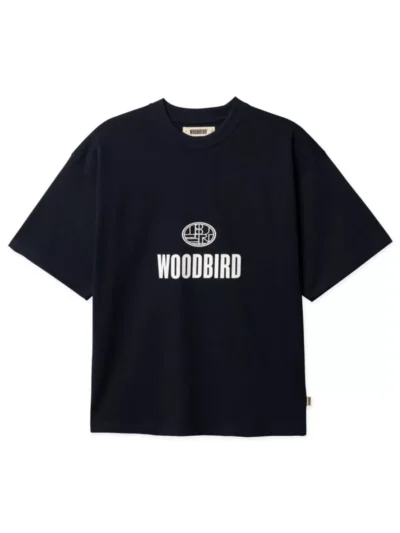 Woodbird Woodbird T-shirt - 2616-407 - Blauw