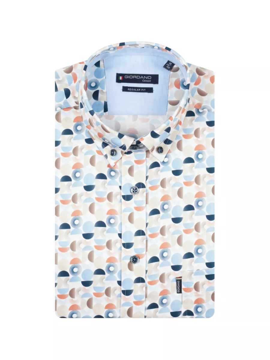 Giordano Overhemd - 616038 - Oranje 1 Giordano Giordano Overhemd - 616038 - Oranje