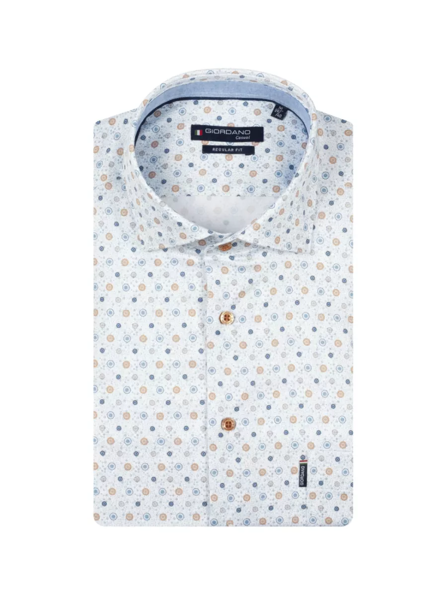 Giordano Overhemd - 617022 - Blauw 1 Giordano Giordano Overhemd - 617022 - Blauw