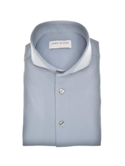 John Miller John Miller Overhemd - 5142675-143-000-000 - Blauw